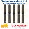 Superior 10pz Telecomando universale programmabile da PC - Programmatore NON incluso