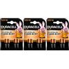 Duracell 12 Batterie Pile DURACELL POWERBOOST 100% EXTRALIFE AAA ministilo 1,5v scad 2035