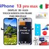 APPLE IPHONE 13 PRO MAX DISPLAY TOUCHSCREEN VETRO CON FRAME PARI ALL' ORIGINALE
