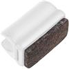 Adsamm® / 32 x puntali a slitta con base sostituibile in feltro / bianchi / Ø 10 - 11 mm / tondi / pattini per gambe di mobili in tubolare / piedini protettivi per arredi Adsamm® Quality