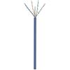 Goobay 96092 CAT 6a Cavo di Rete Matassa, U/UTP, Blu, 50 m Lunghezza del Cavo