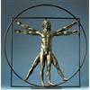 Parastone Statuetta Uomo Vitruviano Leonardo Da Vinci Scultura Arte Bronzo Anticato