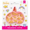 KARMA SRL Tagliapasta mascherina Unicorno MASCHERA CARNEVALE biscotti, Dolci, Torte