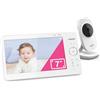 VTech baby monitor video con schermo LCD a colori da 7, ninne nanne, suoni rilassanti, comunicazione bidirezionale, sensore di temperatura, visione notturna, ampia portata, senza Wi-Fi: 819 Max