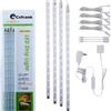 Kit Luminoso a LED Mobili Con 4 Barre (Bianco Freddo - 6000K) Ideale per Illumin