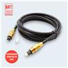 Cavo Audio In Fibra Ottica Digitale Spdif OD6.0 Per Amplificatore TV Coassiale