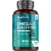 Omega 3 Olio Di Pesce Da 2000Mg, 660Mg EPA E 440Mg DHA, Integratore Omega3 Fish