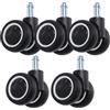 5 Pcs Ruote Ricambio Sedia Ufficio Per Trolley Rotelle Industriali