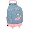 safta SNOOPY - Zaino grande con ruote, compatto, rimovibile, ideale per bambini di diverse età, comodo e versatile, qualità e resistenza, 33 x 22 x 45 cm
