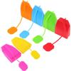 6 Pcs Filtro Per Te Sfuso The Infusore Tè Silicone Foglie Più Ripido