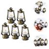 5 Pcs Lampada Kerosene Cherosene Arredamento D'epoca Mini Lampade