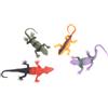 4pcs Lizard Figurine Fake Lizard Model Lizard Toy Action Figure Reptile Toy