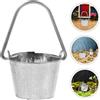8 Pcs Accessori Da Giardino Bambini Giocano Giocattolo Mini Basket Flower