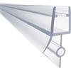 AICA ITALY Guarnizione Sottoporta box doccia vetro da 8 mm da 90 cm Tagliabile Modello A