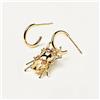 PDPaola Orecchini Scarabeo Donna PdPaola Argento 925 Dorato Zirconi Regalo AR01-366-U