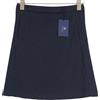 GANT Gessato Gonna Donna EU34 Blu Con Zip Fodera Mini