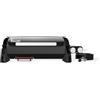 Weber SLATE GP 56 Premium Plancha Gas Grill, area di cottura 56 x 41 cm, portatile, calore uniforme, superficie antiaderente smaltata in porcellana, gambe regolabili - Nero (1500541)