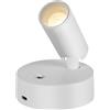 Does not apply Faro a LED Senza Fili Dimmerabile, 4000 K, 2000 Mah, Autonomia, Girevole a 320°,