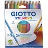 Fila Giotto Stilnovo Acquarell Pastelli Acquerellabili Confezione da 24 Colori Misti