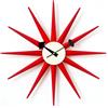 DAIVA Orologio da parete George Nelson Design Sunburst rosso riproduzione DAIVA met...