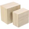 2 Pcs Scatola Porta Gioielli Cofanetto Portagioielli Custodia Per