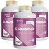 Noebis Pharma D-Mannosio - 3 Confezioni da 400 Compresse - 2.000 mg per Dose Giornaliera