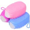 3 Pcs Scrubber in Silicone Per Corpo Spazzola Doccia Spugna Esfoliante