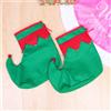 Scarpe Pagliaccio Elfo Natale Slippista Divertente Accessorio Cosplay