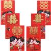 6 Pcs Busta Per Matrimonio Porta Soldi Buste Rosse Cinesi Hongbao
