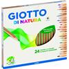 Giotto FILA F240700 PASTELLI A LEGNO GIOTTO DI NATURA 24 PEZZI