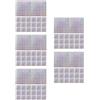 20 Sheets Piccoli Adesivi Con Numeri Circolari Etichetta Del Rossetto