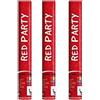 BIG PARTY 3 Cannone Tubo Sparacoriandoli ROSSO 40CM