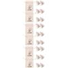 8 Pcs Piccole Borse Portagioielli Sacchetti Di Tela Con Coulisse