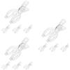 4 Pcs Pinze Ferma Telo Mare Mollette Per Asciugamani Da Spiaggia Clip