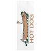 Garcia de Pou 500 unità oleata Hot Dog Bags, 34 g/m², in scatola, 7 + 5 x 18 cm, Greasproof pergamena, bianco, 7 x 18 x 30 cm
