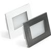 Does not apply Lampo Segnapasso LED 3W Tricolor, Incasso 503, Luce Calda-Naturale-Fredda, 240 L