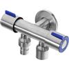 Sdoppiatore per rubinetto Sdoppiatore per tubo a 2 vie Sdoppiatore per tubo da
