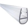 AICA ITALY Guarnizione Sottoporta box doccia vetro da 8 mm da 90 cm Tagliabile Modello D