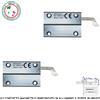 Securvera Rilevatori Magnetici Antifurto 2 Contatti Apertura Porte Blindate Cancelli Ferro
