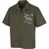 Antony Morato Camicia Uomo Antony Morato Slim Fit XS Verde Militare Collo Notch Manica Corta