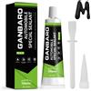 Miioto Silicone Alta Temperatura Nero Colla per Vetro Auto Silicone Alte Temperature