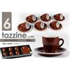 GICOS Set 6 tazzina caffè tipo bar con piatto
