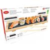 Alpina set sushi 7 pezzi - Vassoio 30x16 cm con piano in ardesia per servire