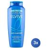 L'oreal 3x Elvive Shampoo 300 Ml. Antiforfora Normali