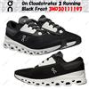 On Cloudstratus 3 Running Black Frost 3MD30111197 taglia uomo
