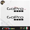 Kit 2 Adesivi Compatibili Gopro Hero Vari Modelli Sticker Prespaziati da 8 cm