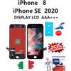 IPHONE DISPLAY iPHONE 8 / SE 2020 NERO - LCD TOUCH SCREEN QUALITA' PARI ALL' ORIGINALE