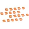 20pcs durevole flauto di rame pad silicone tromba trillo chiave cuscino