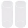 2 pezzi Pretty Guitar Glass Slides Glass Bottleneck Slides (7 cm)