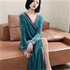 Accappatoio Da Notte In Velluto Per Donne Giapponese Kimono Vestaglia